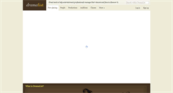 Desktop Screenshot of dramalist.com